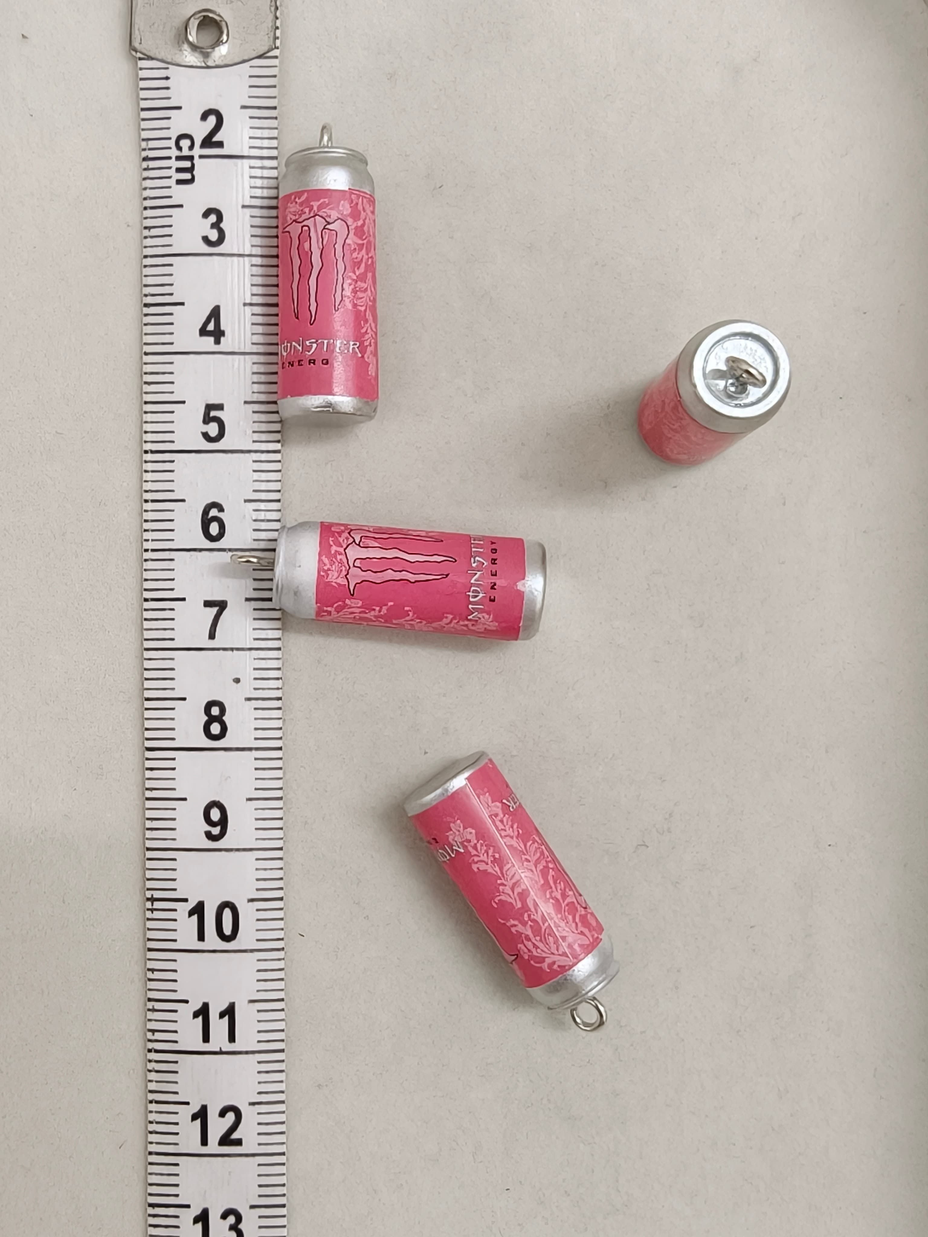 Monster drink cans