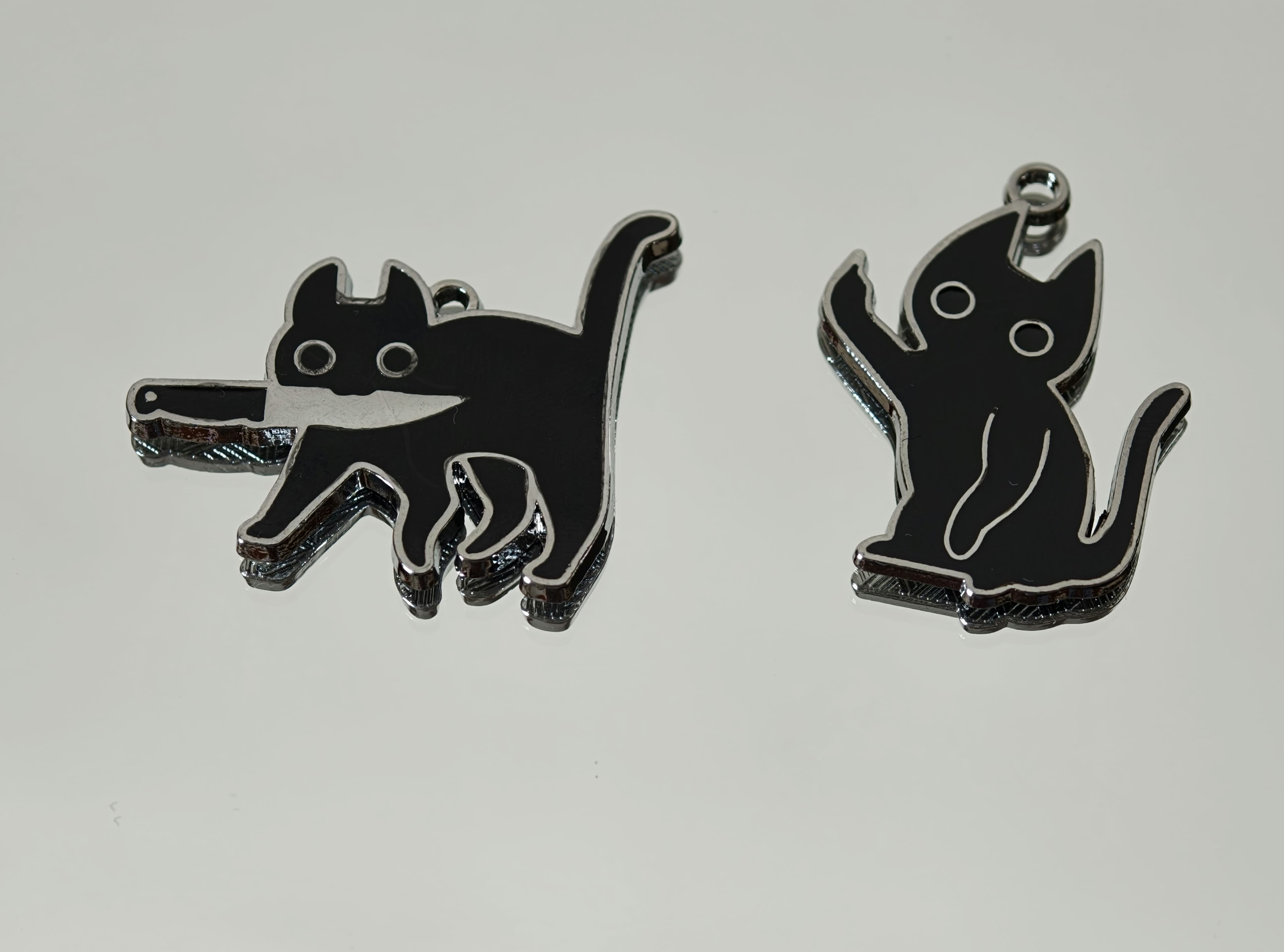 Black cat charm