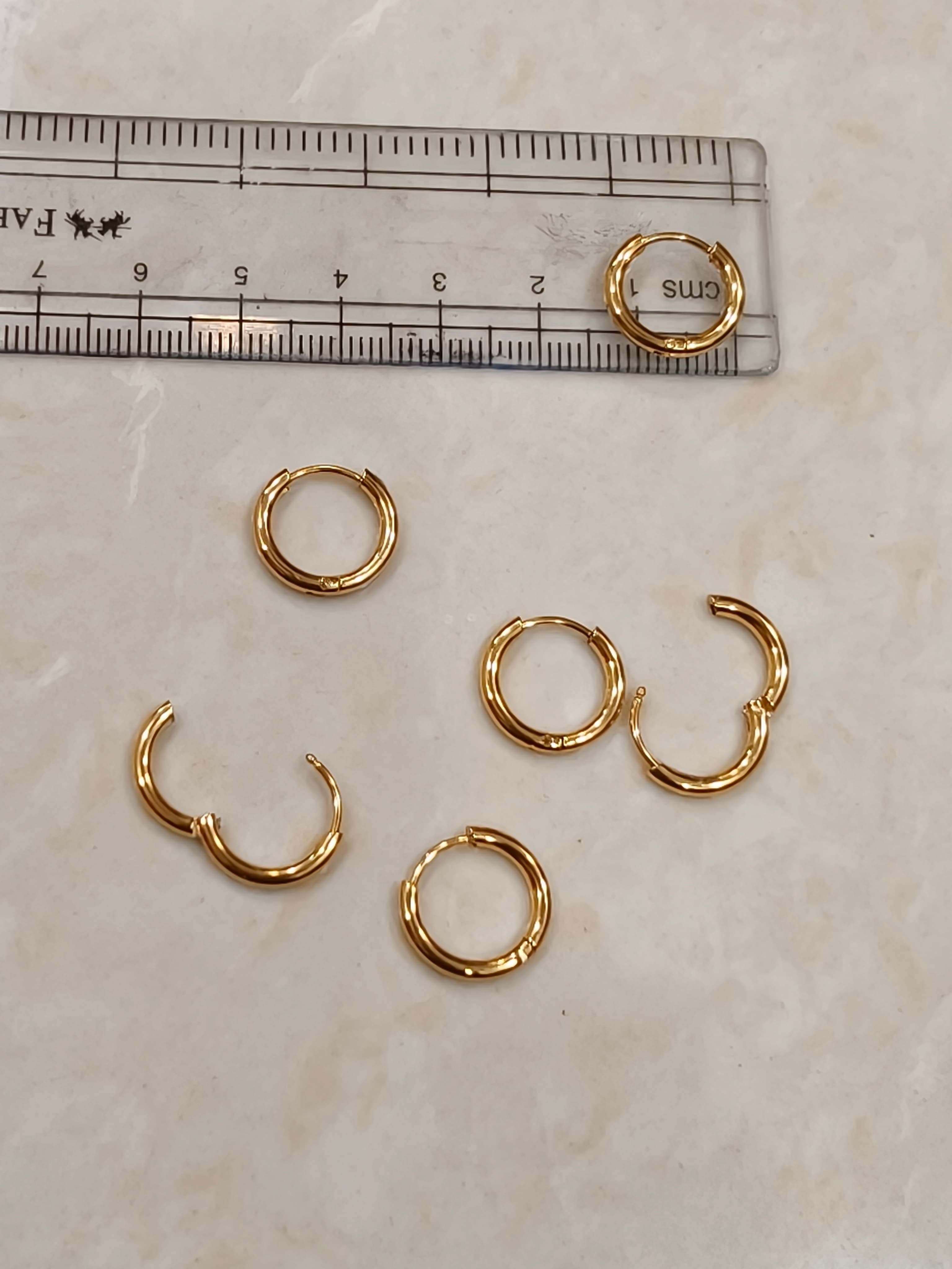 Stainless steel hoops