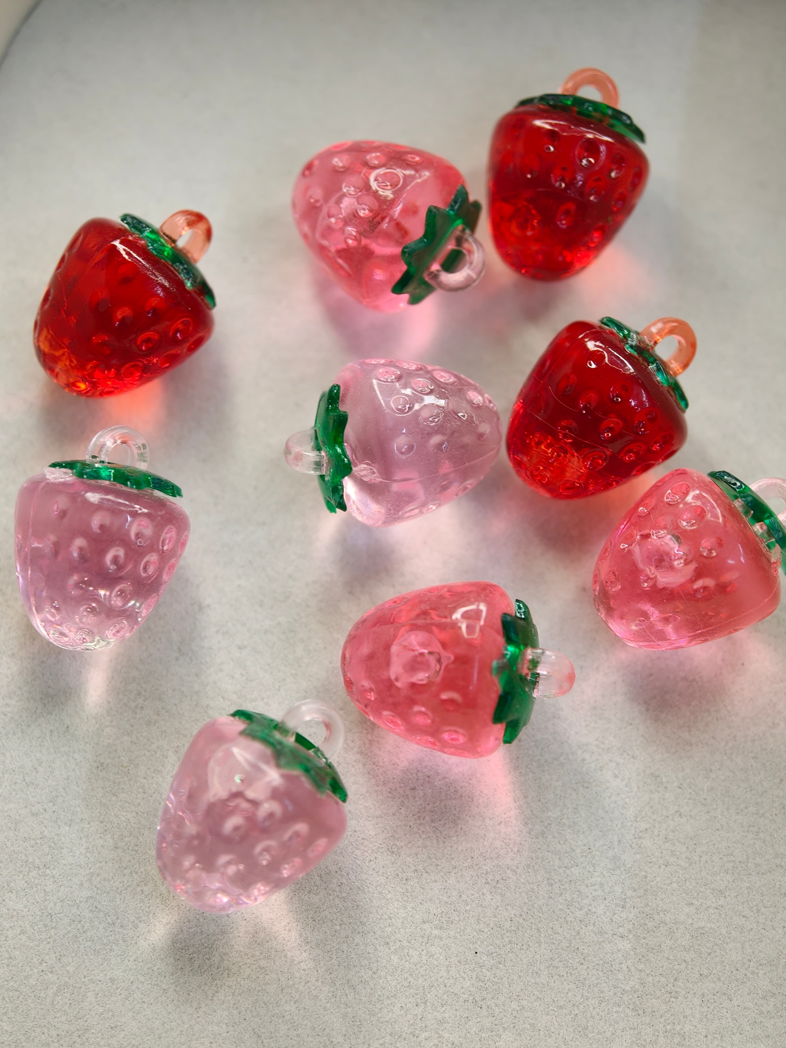 Jelly strawberry charm