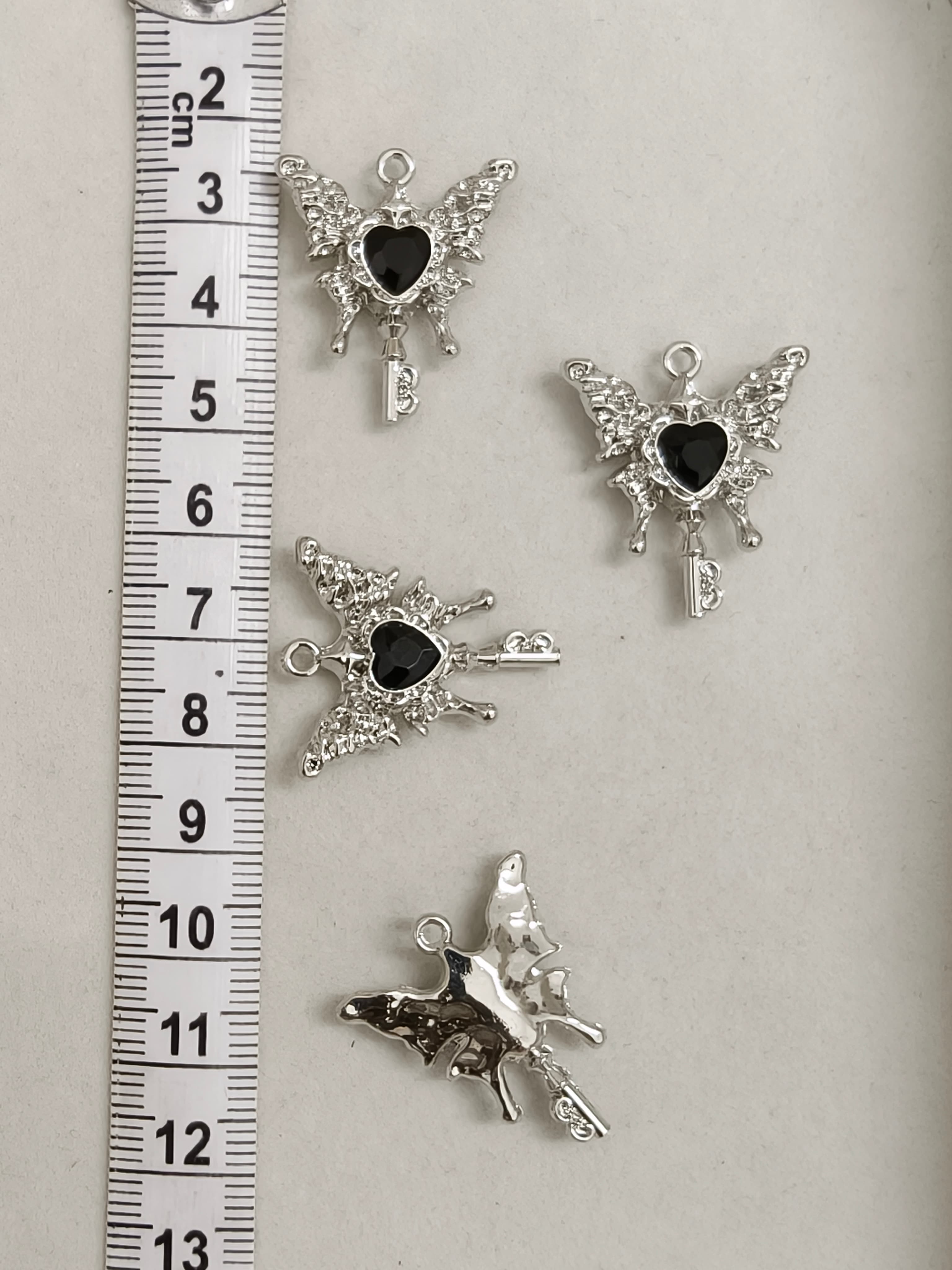 Butterfly key charm