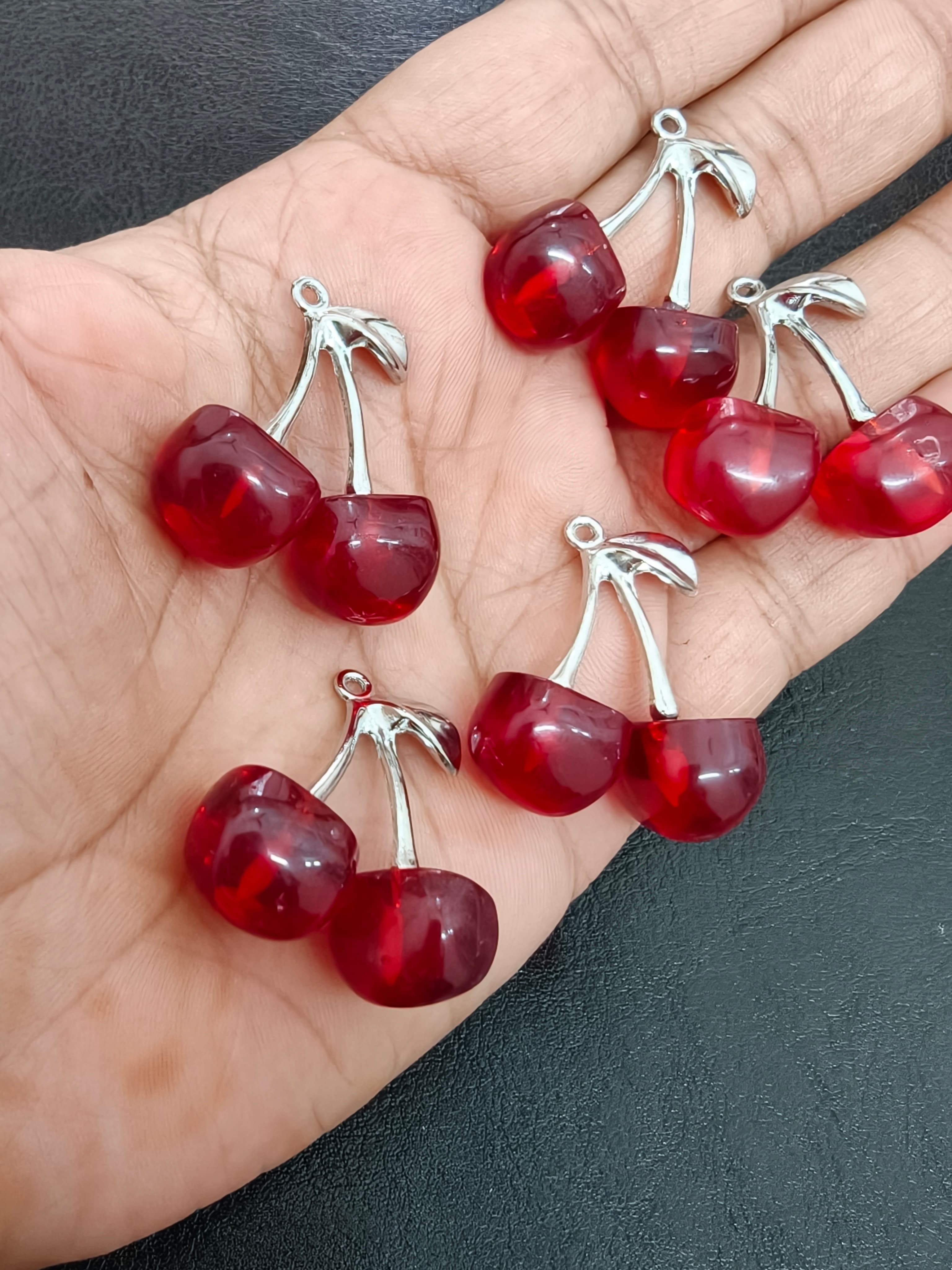 Red cherry charm