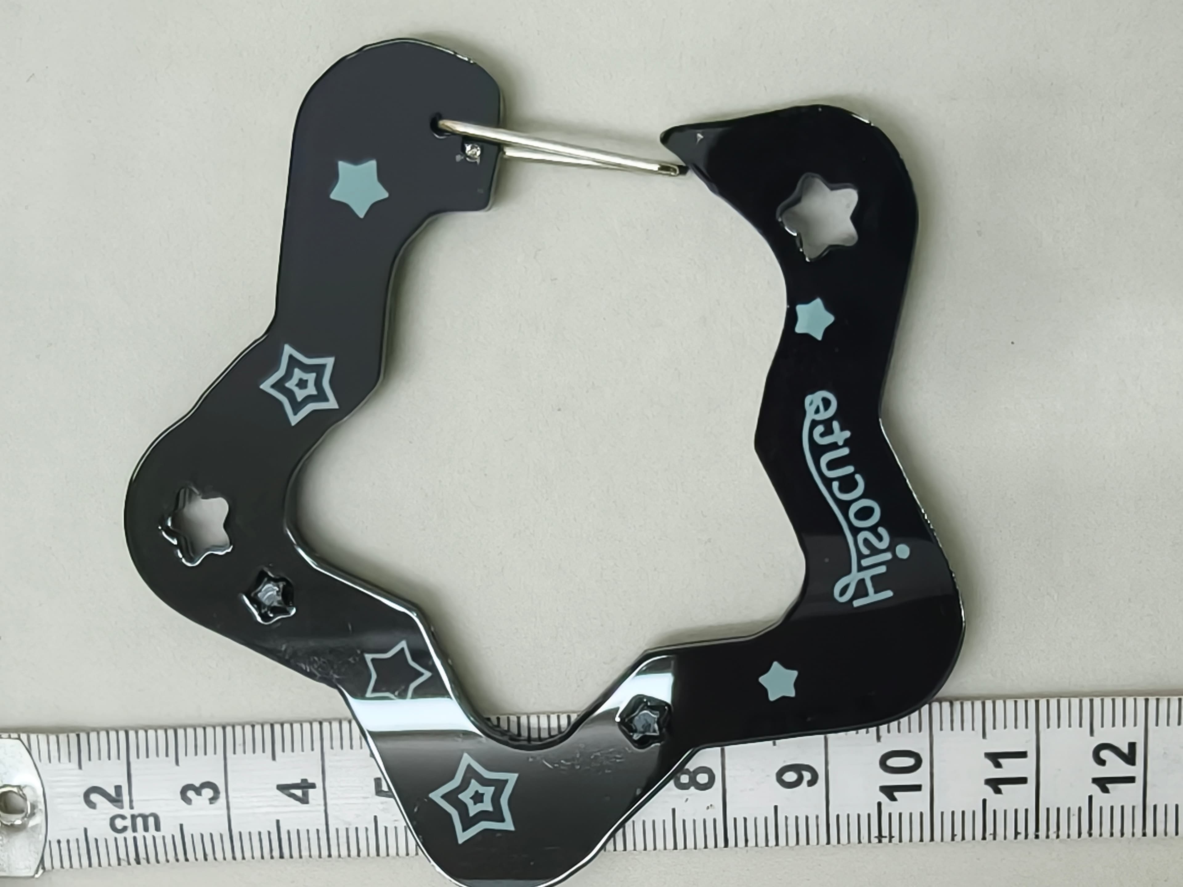 Star acrylic carabiner